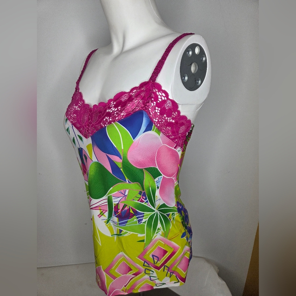 Josie Natori XS  Colorful Pijama Top/buttom - Picture 3 of 14